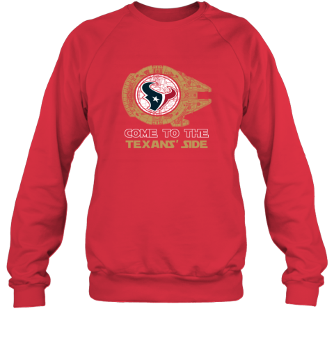 NFL Come To The Houston Texans Wars Football Sports Sweatshirt urj0 nfl come to the houston texans wars football sports sweatshirt 35 front red