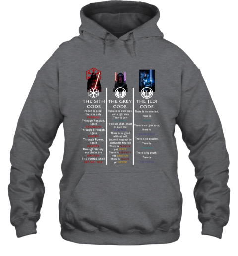roie the sith code the grey code the jedi code star wars shirts hoodie 23 front dark heather