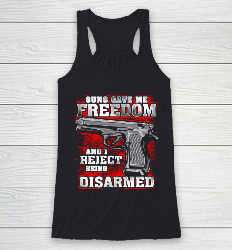 Veteran Shirt Gun Control Freedom Disarmed Racerback Tank