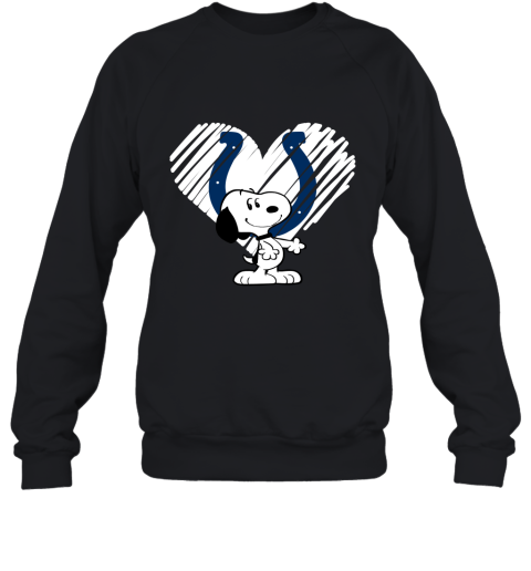 I Love Snoopy Indianapolis Colts In My Heart NFL Sweatshirt