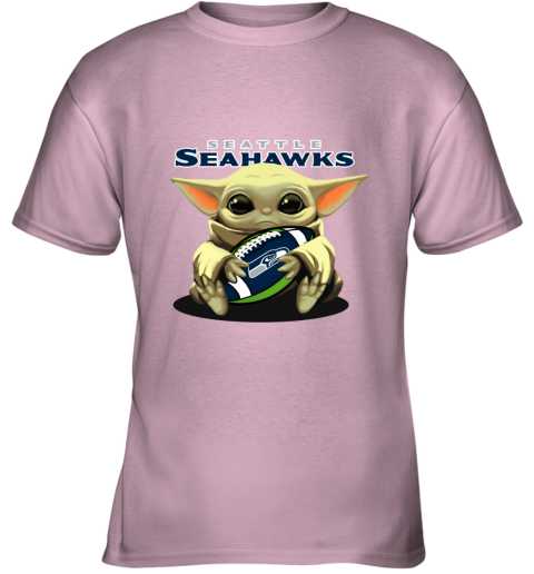 Baby Yoda Loves The Seattle Seahawks - Rookbrand