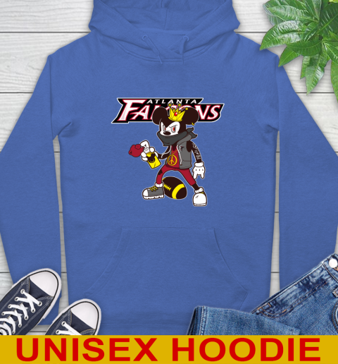 Atlanta Falcons NFL Football Mickey Peace Sign Sports Hoodie 9