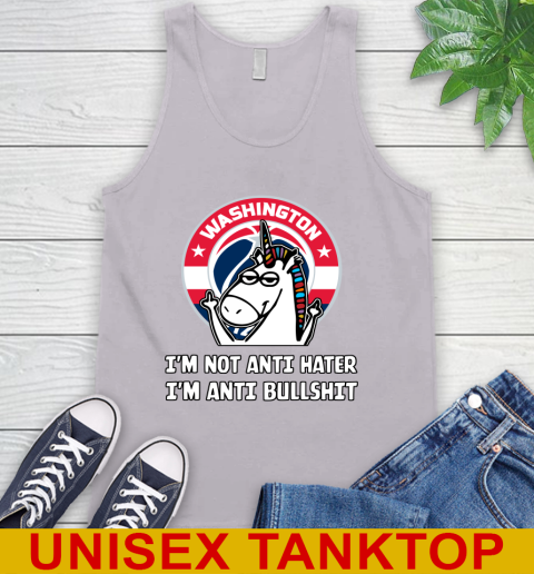Washington Wizards NBA Basketball Unicorn I'm Not Anti Hater I'm Anti Bullshit Tank Top 4