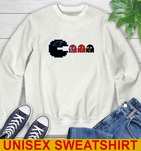 Carolina Panthers NFL Football Pac Man Champion Sweatshirt