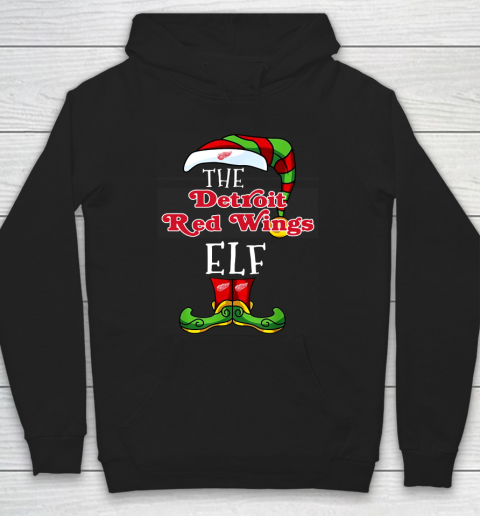 Detroit Red Wings Christmas ELF Funny NHL Hoodie