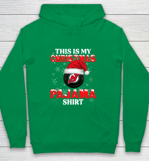 New Jersey Devils This Is My Christmas Pajama Shirt NHL Youth Hoodie 4