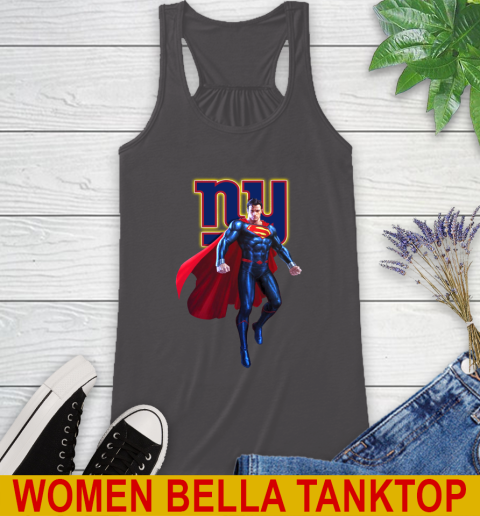 NFL Superman DC Sports Football New York Giants Racerback Tank 12