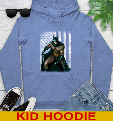 Oakland Athletics MLB Baseball Batman DC American Flag Shirt Youth Hoodie 12