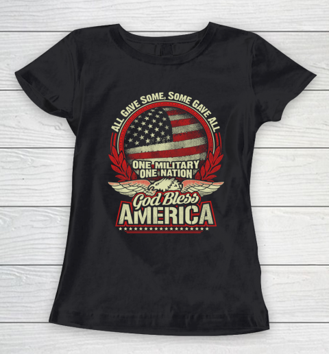 Veteran Shirt God Bless America Women's T-Shirt