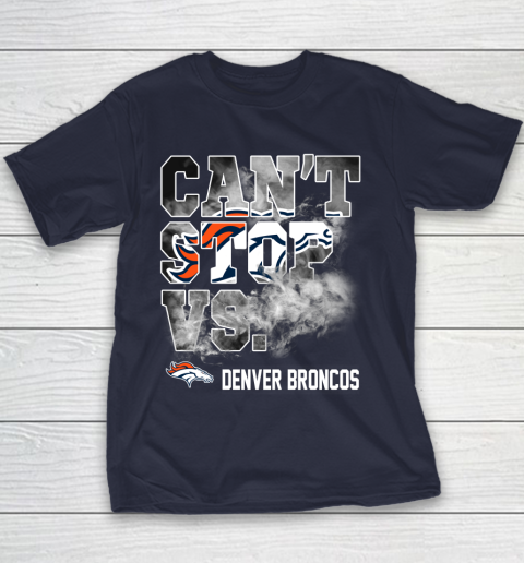 NFL Denver Broncos Can't Stop Vs Youth T-Shirt 2
