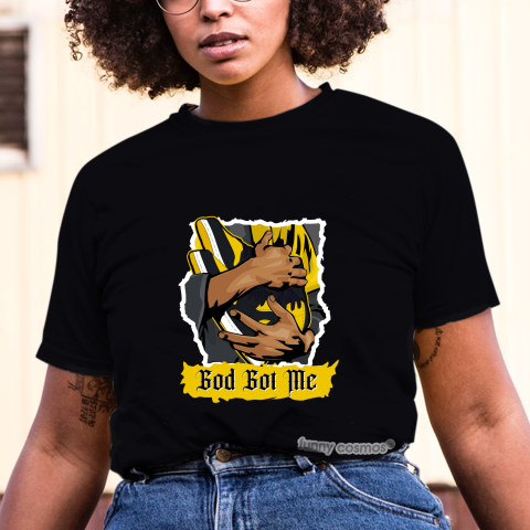 Air Jordan 1 New Love Matching Sneaker Shirt God Got Me Black And Yellow Sneaker Shirt