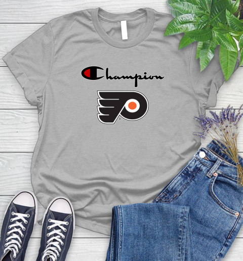 NHL Hockey Philadelphia Flyers Champion Shirt Women's T-Shirt 3