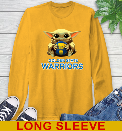 NBA Basketball Golden State Warriors Star Wars Baby Yoda Shirt 60