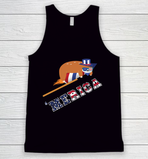 Independence Day Merica Sloth 4th of July Patriotic America Tank Top