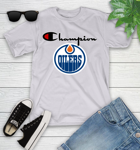 NHL Hockey Edmonton Oilers Champion Shirt Youth T-Shirt 2