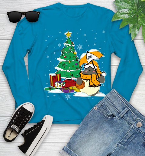 Utah Jazz NBA Basketball Cute Tonari No Totoro Christmas Sports Youth Long Sleeve 8