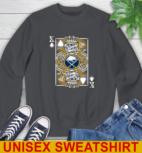 Buffalo Sabres NHL Hockey The King Of Spades Death Cards Shirt Sweatshirt 7