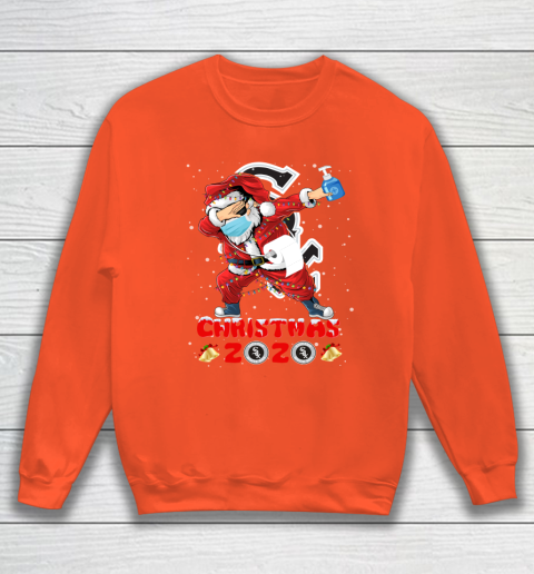 Chicago White Sox Funny Santa Claus Dabbing Christmas 2020 MLB Sweatshirt 3