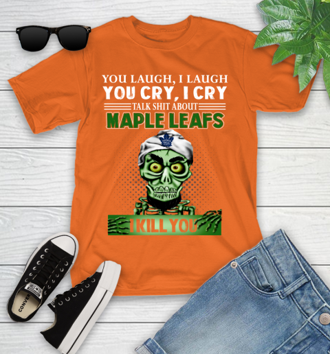 NHL Talk Shit About Toronto Maple Leafs I Kill You Achmed The Dead Terrorist Jeffrey Dunham Hockey Youth T-Shirt 9