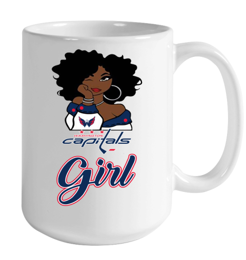 Washington Capitals Girl NHL Color Changing Mug 15oz 2