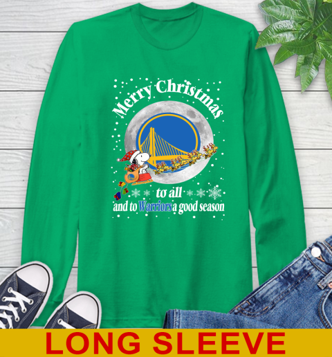 Golden State Warriors Merry Christmas To All And To Warriors A Good Season NBA Basketball Sports Long Sleeve T-Shirt 8