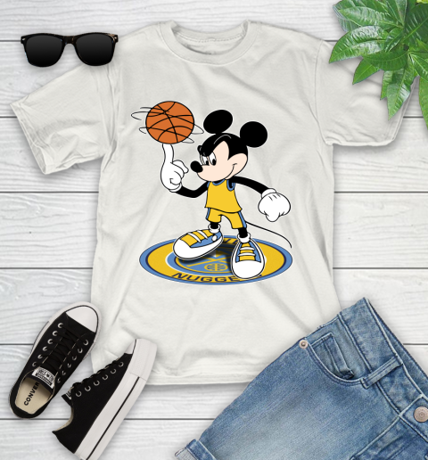 NBA Basketball Denver Nuggets Cheerful Mickey Disney Shirt Youth T-Shirt 3 NBA Basketball Denver Nuggets Cheerful Mickey Disney Shirt Youth T-Shirt - Image 3