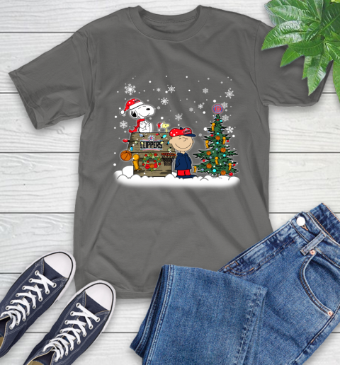 LA Clippers NBA Basketball Christmas The Peanuts Movie Snoopy Championship T-Shirt 10