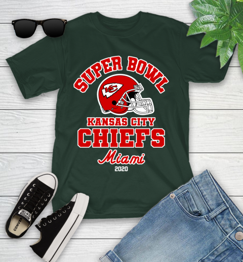 Kansas City Chiefs Super Bowl Champion Miami Logo 2020 NFL Shirts 97