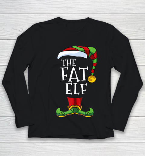 Fat Elf Family Matching Christmas Group Funny Pajama Youth Long Sleeve