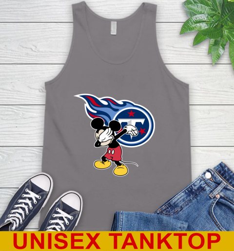 Tennessee Titans NFL Football Dabbing Mickey Disney Sports Tank Top 7