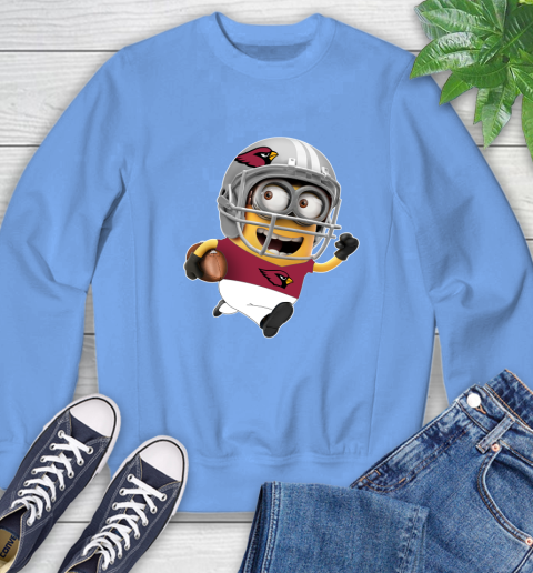 NFL Arizona Cardinals Minions Disney Football Sports Sweatshirt 11