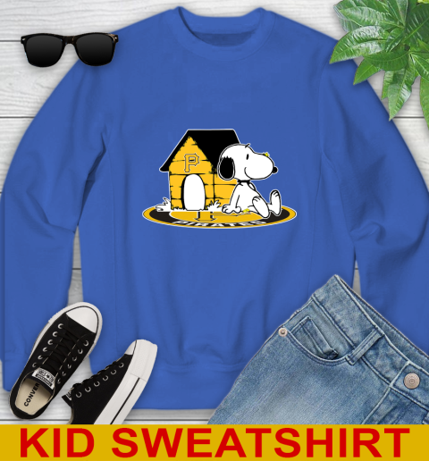 MLB Baseball Pittsburgh Pirates Snoopy The Peanuts Movie Shirt Youth Sweatshirt 7