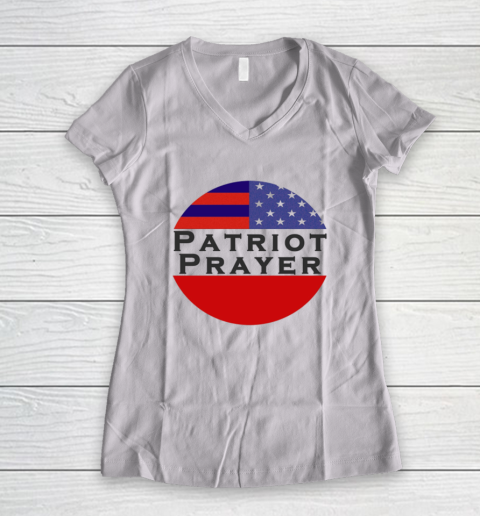 Patriot Prayer Shirt Women's V-Neck T-Shirt