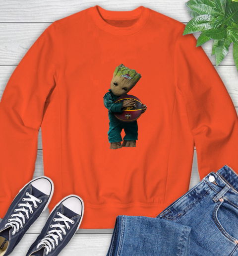 NBA Groot Guardians Of The Galaxy Basketball Sports Cleveland Cavaliers Sweatshirt 4