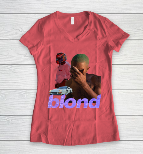 Frank Ocean Blonde Women's V-Neck T-Shirt 4