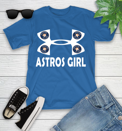 MLB Houston Astros Under Armour Baseball Sports Youth T-Shirt 12