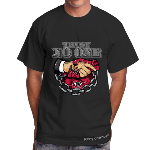 Air Jordan 1 Homage to Home Matching Sneaker Tshirt Trust No One Eye Red and White Jordan Tshirt
