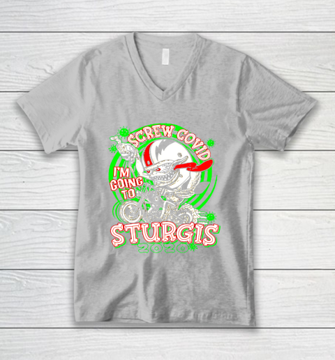 Screw Covid I'm Going to Sturgis 2020 V-Neck T-Shirt 3