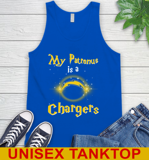 NFL Football Harry Potter My Patronus Is A Los Angeles Chargers Tank Top 4