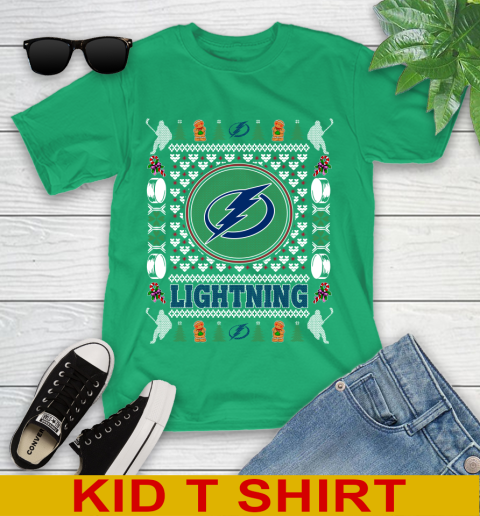 Tampa Bay Lightning Merry Christmas NHL Hockey Loyal Fan Youth T-Shirt 7