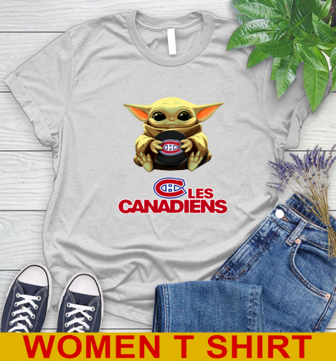 NHL Hockey Montreal Canadiens Star Wars Baby Yoda Shirt 89