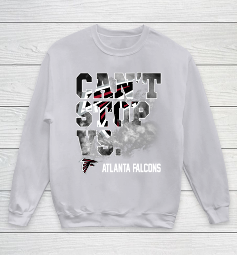 NFL Atlanta Falcons Can't Stop Vs Youth Sweatshirt 3