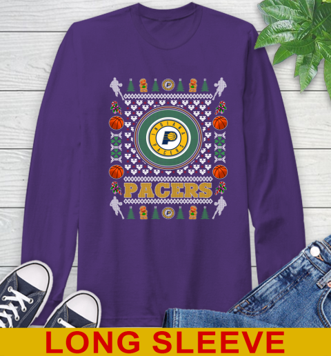 Indiana Pacers Merry Christmas NBA Basketball Loyal Fan Long Sleeve T-Shirt 5