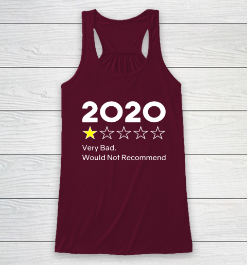 2020 One Star Very Bad Would Not Recommend Racerback Tank 2