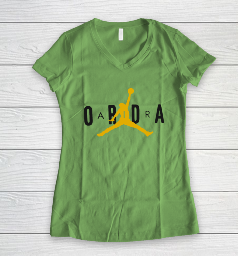 Air Jordan 12 University Gold Women's V-Neck T-Shirt 5
