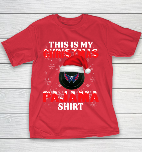 Washington Capitals This Is My Christmas Pajama Shirt NHL Youth T-Shirt 7