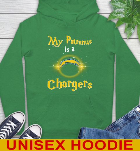 NFL Football Harry Potter My Patronus Is A Los Angeles Chargers Hoodie 8
