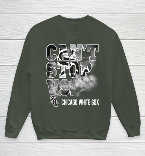 MLB Chicago White Sox Baseball Can't Stop Vs Chicago White Sox Youth Sweatshirt 8