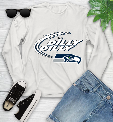 NFL Seattle Seahawks Dilly Dilly Football Sports Youth Long Sleeve 12