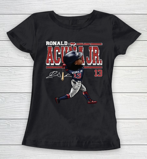 Ronald Acuna Jr Cartoon Women's T-Shirt